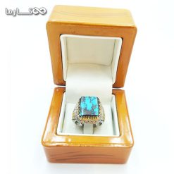 انگشتر فیروزه مردانه فروشگاه کارما