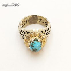 انگشتر فیروزه مردانه فروشگاه کارما