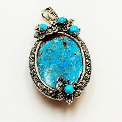 پلاک فیروزه فروشگاه کارما