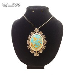 پلاک فیروزه - گردنبند فیروزه - فروشگاه کارما