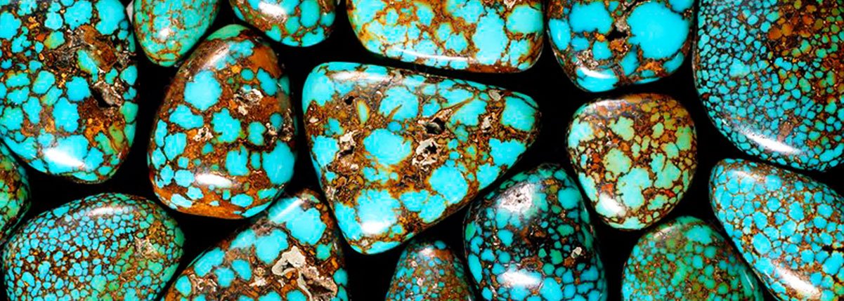 تشخیص زنده بودن سنگ فیروزه از روی رگه های آن در سنگ های فیروزه تصویر
