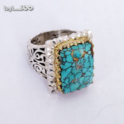 انگشتر فیروزه مردانه - فروشگاه کارما
