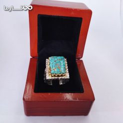 انگشتر فیروزه مردانه - فروشگاه کارما