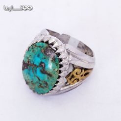 انگشتر فیروزه مردانه - فروشگاه کارما