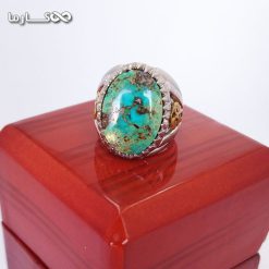 انگشتر فیروزه مردانه - فروشگاه کارما
