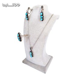 ست فیروزه - سرویس فیروزه - خرید فیروزه - فروشگاه کارما