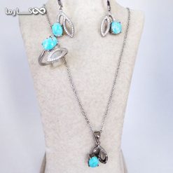 ست فیروزه - سرویس فیروزه - خرید فیروزه - فروشگاه کارما