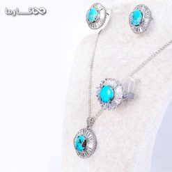 ست فیروزه - سرویس فیروزه - خرید فیروزه - فروشگاه کارما
