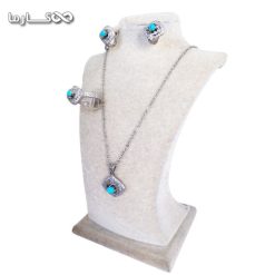 ست فیروزه - سرویس فیروزه - خرید فیروزه - فروشگاه کارما