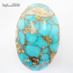 سنگ فیروزه نیشابور رگه طلایی