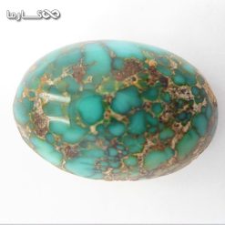 سنگ فیروزه مدالی اصیل و خوش تراش
