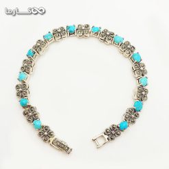 دستبند فیروزه زنانه فروشگاه فیروزه کارما