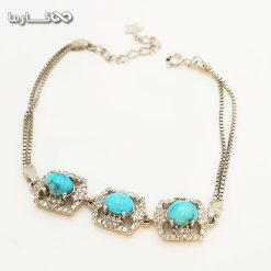 دستبند فیروزه زنانه فروشگاه فیروزه کارما