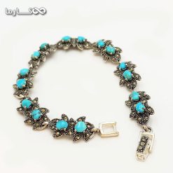 دستبند فیروزه زنانه فروشگاه فیروزه کارما