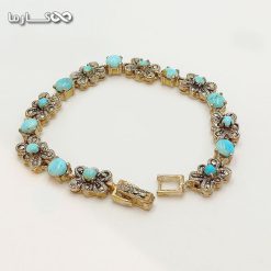 دستبند فیروزه زنانه فروشگاه فیروزه کارما