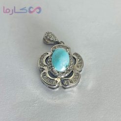 پلاک فیروزه فروشگاه کارما