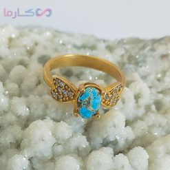 Alternative view of انگشتر فیروزه زنانه (کد 1037)