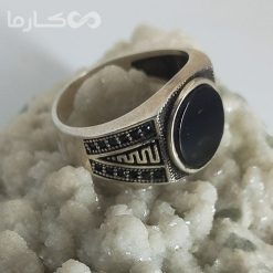 انگشتر عقیق مشکی فروشگاه کارما