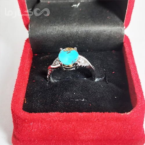 انگشتر فیروزه زنانه(1056) - Image 4