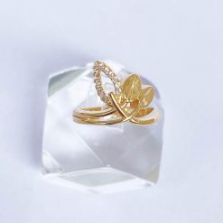 انگشتر طلا روس زنانه (کد 1063)