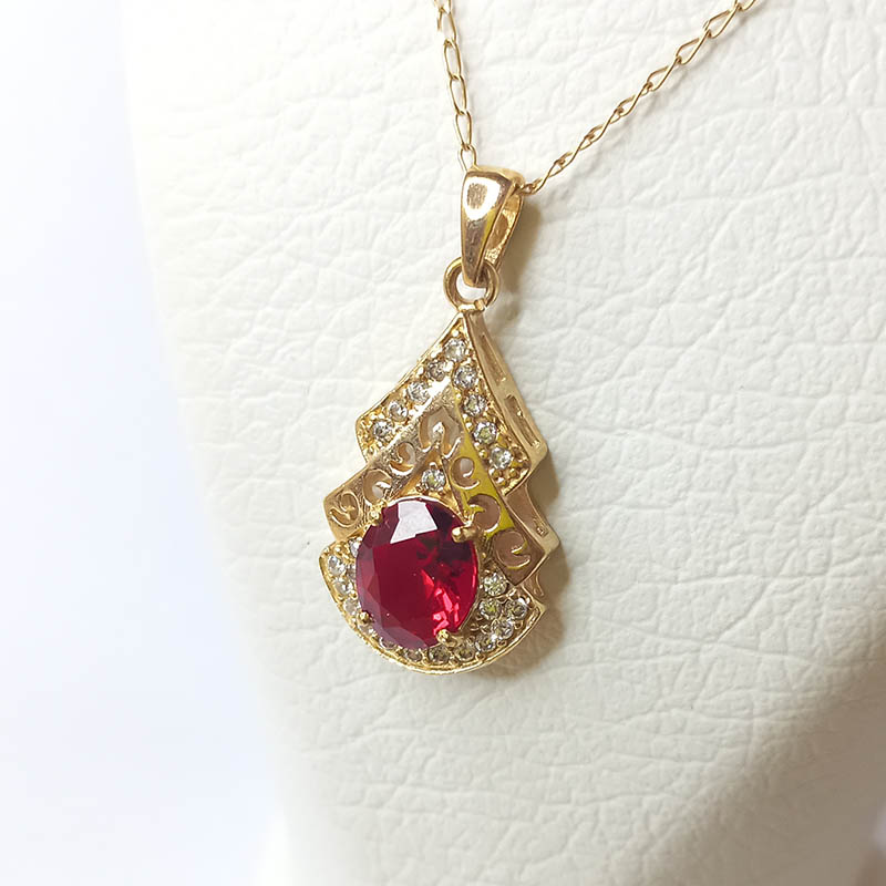 پلاک طلا روس زنانه (کد5803) - Image 4