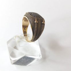 انگشتر طلا روس مردانه (کد5515)
