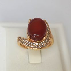 انگشتر طلاروس زنانه (کد1088)