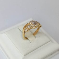 انگشتر طلاروس زنانه (کد1004)
