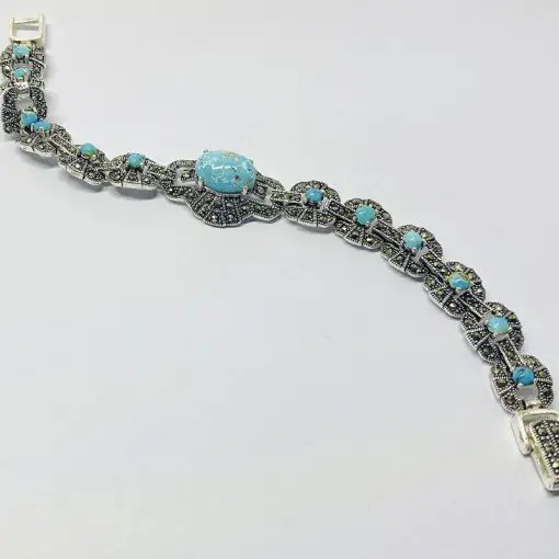 دستبند فیروزه زنانه (کد 2329) - Image 5