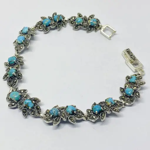 دستبند فیروزه زنانه (کد 2331) - Image 6
