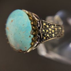 انگشتر فیروزه مردانه (کد 2040)