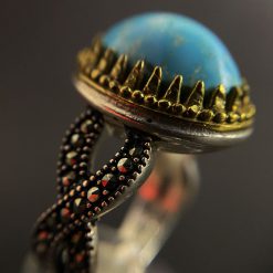 انگشتر فیروزه مردانه (کد 2315)