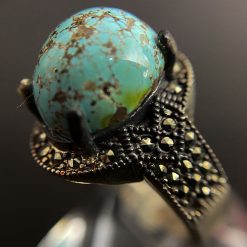 انگشتر فیروزه مردانه (کد 2323)