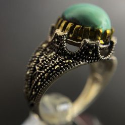 انگشتر فیروزه مردانه (کد 2324)
