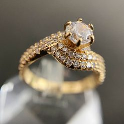 انگشتر طلا روس زنانه (کد 7823)