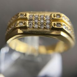 انگشتر طلا روس مردانه (کد 7830)