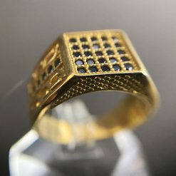 انگشتر طلا روس مردانه (کد 7840)