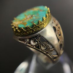 انگشتر فیروزه مردانه (کد 2322)