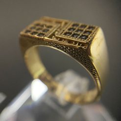 انگشتر طلا روس مردانه (کد 7829)