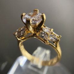 Alternative view of انگشتر طلا روس زنانه (کد 7818)