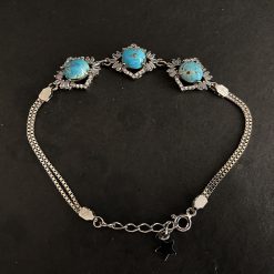 دستبند فیروزه زنانه (کد 2334)