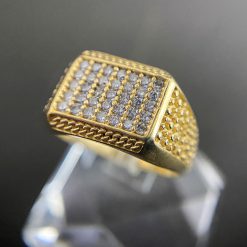 انگشتر طلا روس مردانه (کد 7826)