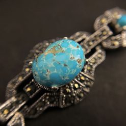 دستبند فیروزه زنانه (کد 2329)