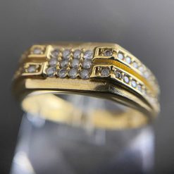 انگشتر طلا روس مردانه (کد 7830)