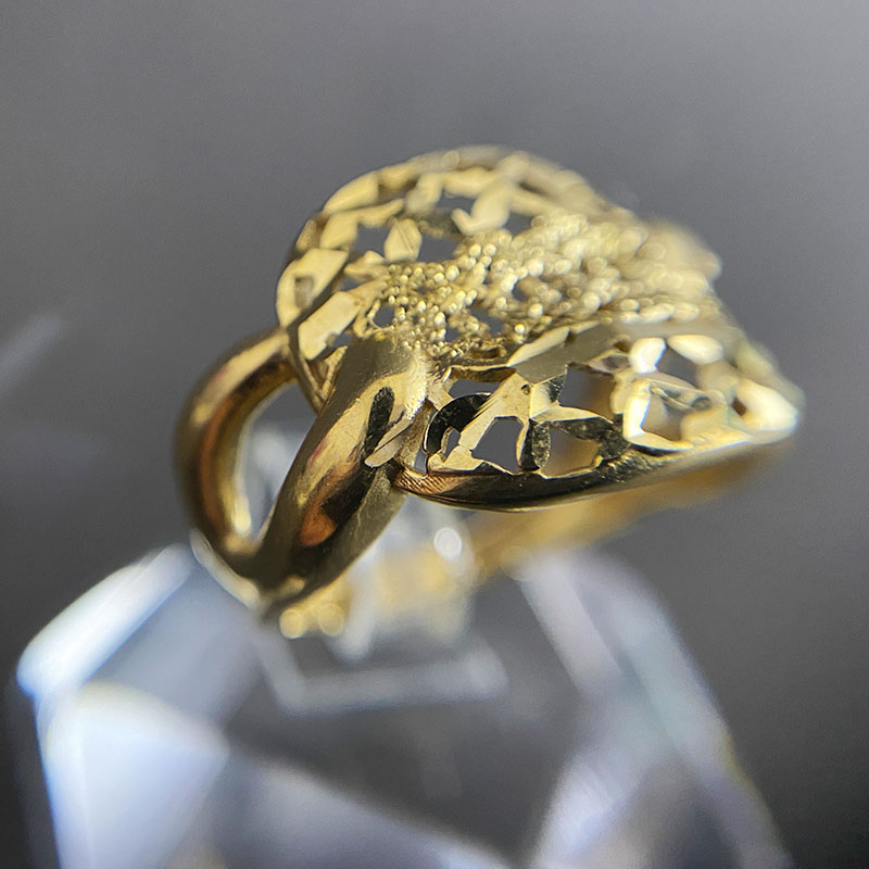 انگشتر طلا روس زنانه (کد 7848) - Image 3