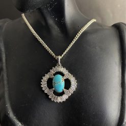 گردنبند نقره زنانه (کد 2296)