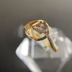 انگشتر طلا روس زنانه (کد 7816)