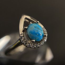 انگشتر فیروزه زنانه (کد 2338)