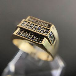 انگشتر طلا روس مردانه (کد 7828)