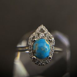 انگشتر فیروزه زنانه (کد 2339)